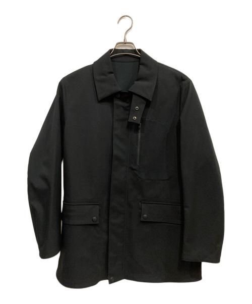 UNITED ARROWS（ユナイテッドアローズ）UNITED ARROWS (ユナイテッドアローズ) ステンカラーコート ブラック サイズ:Lの古着・服飾アイテム