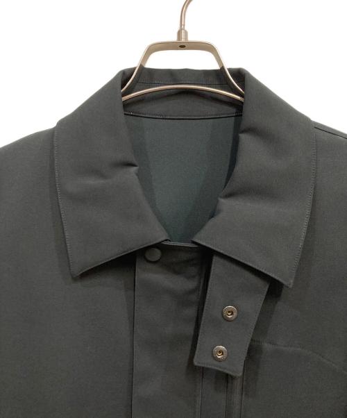 UNITED ARROWS（ユナイテッドアローズ）UNITED ARROWS (ユナイテッドアローズ) ステンカラーコート ブラック サイズ:Lの古着・服飾アイテム