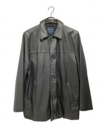 BROOKS BROTHERS（ブルックスブラザーズ）の古着「レザージャケット」｜ブラック