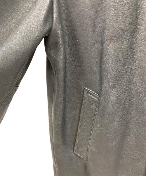 BROOKS BROTHERS（ブルックスブラザーズ）BROOKS BROTHERS (ブルックスブラザーズ) レザージャケット ブラック サイズ:Mの古着・服飾アイテム