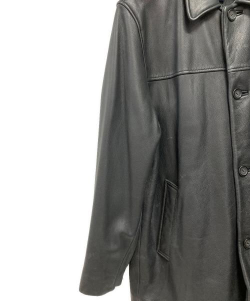 BROOKS BROTHERS（ブルックスブラザーズ）BROOKS BROTHERS (ブルックスブラザーズ) レザージャケット ブラック サイズ:Mの古着・服飾アイテム