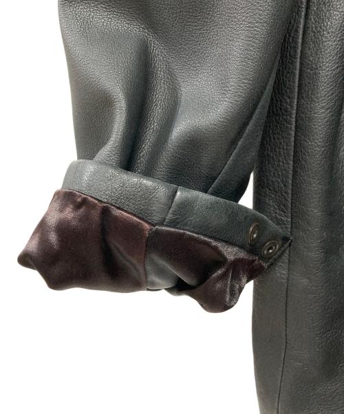 BROOKS BROTHERS（ブルックスブラザーズ）BROOKS BROTHERS (ブルックスブラザーズ) レザージャケット ブラック サイズ:Mの古着・服飾アイテム