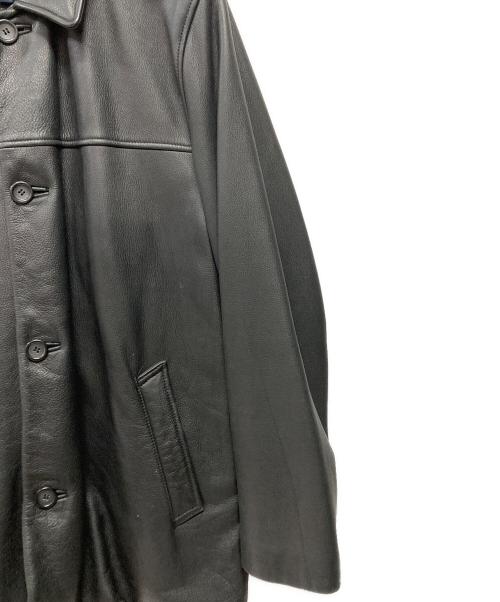 BROOKS BROTHERS（ブルックスブラザーズ）BROOKS BROTHERS (ブルックスブラザーズ) レザージャケット ブラック サイズ:Mの古着・服飾アイテム