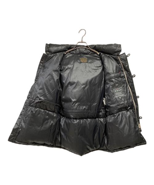 IZREEL（イズリール）IZREEL (イズリール) DUVETICA (デュベティカ) パイソンスリーブ ダウンジャケット ブラック サイズ:46の古着・服飾アイテム