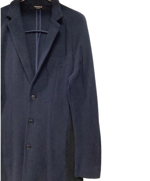 1PIU1UGUALE3 RELAX（ウノピゥウノウグァーレトレ リラックス）1piu1uguale3 relax (ウノピゥウノウグァーレトレ リラックス) コート ネイビー サイズ:Ｌの古着・服飾アイテム