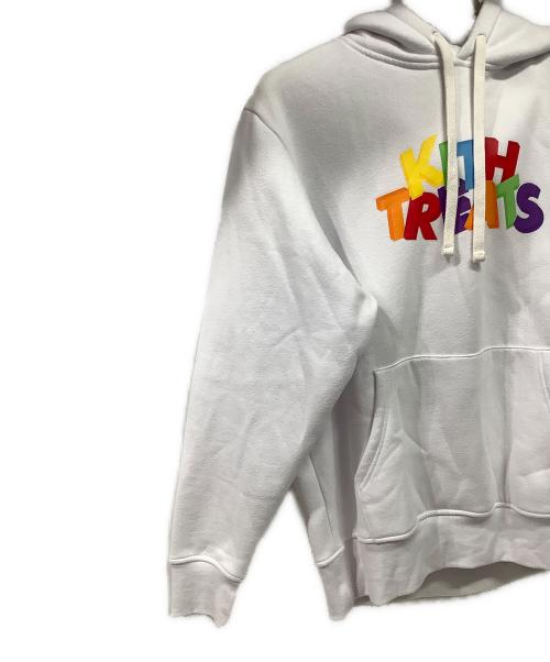 KITH（キス）KITH (キス) プルオーバーパーカー ホワイト サイズ:Mの古着・服飾アイテム