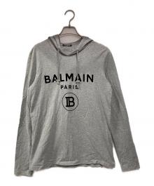 BALMAIN（バルマン）の古着「プルオーバーパーカー」｜グレー