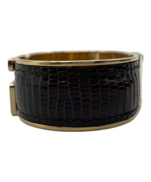 GUCCI（グッチ）GUCCI (グッチ) ヴィンテージ リザード バングルの古着・服飾アイテム