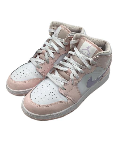 NIKE（ナイキ）NIKE (ナイキ) AIR JORDAN（エアジョーダン）／ハイカットスニーカー ピンク サイズ:24㎝の古着・服飾アイテム