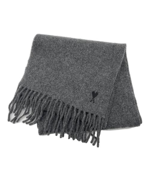 ami（アミ）ami (アミ) マフラー グレーの古着・服飾アイテム