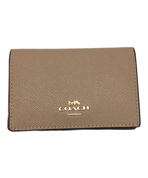 COACH（コーチ）COACH (コーチ) パスケース ベージュの古着・服飾アイテム