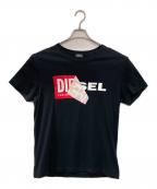 DIESELディーゼル）の古着「半袖カットソー」｜ブラック