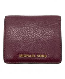MICHAEL KORS（マイケル・コース）の古着「2つ折り財布」｜エンジ