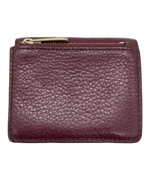 MICHAEL KORS（マイケル・コース）MICHAEL KORS (マイケル・コース) 2つ折り財布 エンジの古着・服飾アイテム