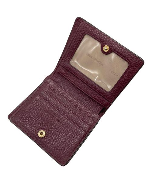 MICHAEL KORS（マイケル・コース）MICHAEL KORS (マイケル・コース) 2つ折り財布 エンジの古着・服飾アイテム