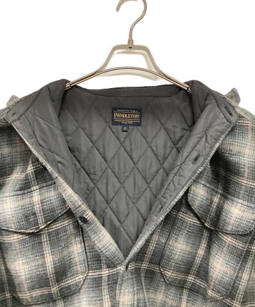 PENDLETON（ペンドルトン）PENDLETON (ペンドルトン) niko and (ニコアンド) バッファローチェック ジャケット グレー サイズ:Fの古着・服飾アイテム