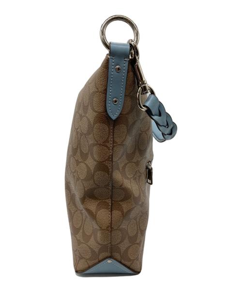COACH（コーチ）COACH (コーチ) シグネチャー 2WAYショルダーバッグ ブラウンの古着・服飾アイテム