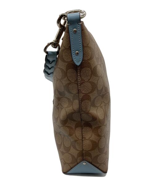 COACH（コーチ）COACH (コーチ) シグネチャー 2WAYショルダーバッグ ブラウンの古着・服飾アイテム