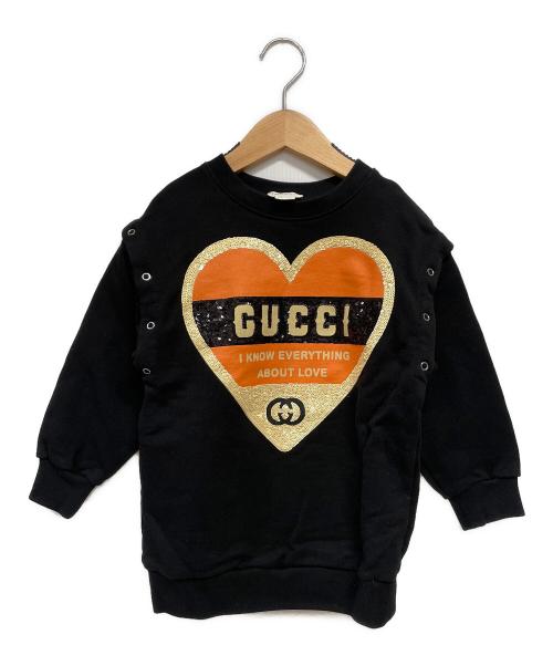 GUCCI（グッチ）GUCCI (グッチ) クルーネックスウェット ブラック サイズ:4の古着・服飾アイテム