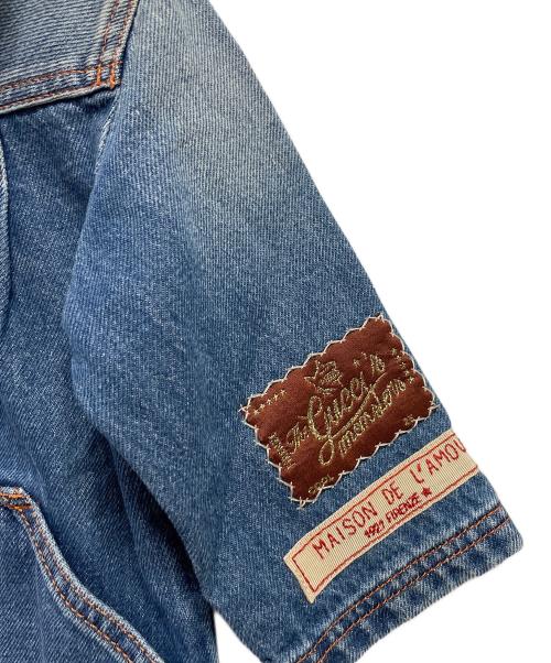 GUCCI（グッチ）GUCCI (グッチ) 半袖シャツ ブルー サイズ:110の古着・服飾アイテム