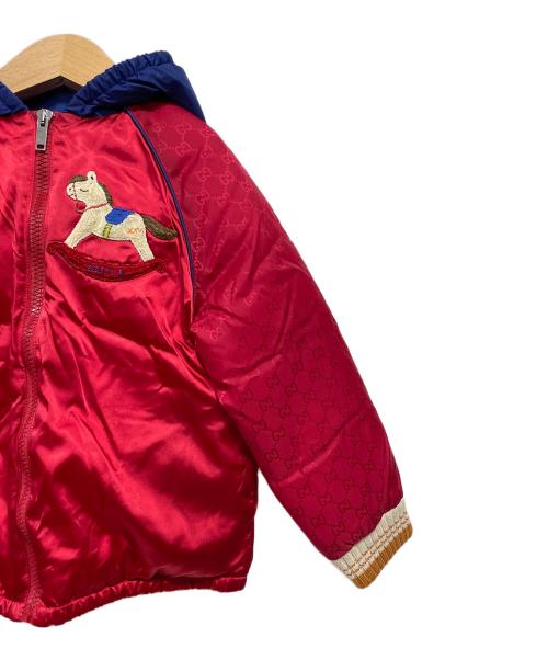 GUCCI（グッチ）GUCCI (グッチ) ダウンジャケット レッド サイズ:36の古着・服飾アイテム