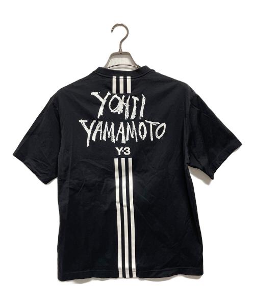 Y-3（ワイスリー）Y-3 (ワイスリー) 半袖カットソー ブラック サイズ:Sの古着・服飾アイテム