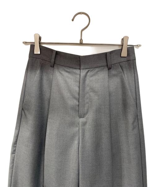machatt（マチャット）machatt (マチャット) チンツ ストレート パンツ グレー サイズ:1の古着・服飾アイテム