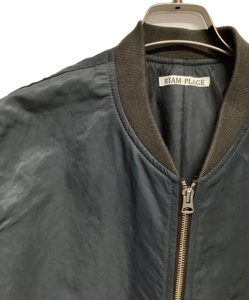 R'IAM-Plage（リアムプラージュ）R'IAM-Plage (リアムプラージュ) MA-1ジャケット ブラック サイズ:SIZE 36の古着・服飾アイテム