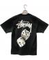 stussy (ステューシー) FUZZY DICE TEE ブラック サイズ:M 未使用品：6000円