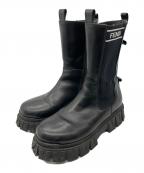 FENDIフェンディ）の古着「サイドゴアブーツ」｜ブラック