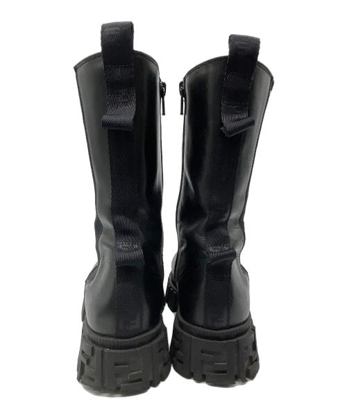 FENDI（フェンディ）FENDI (フェンディ) サイドゴアブーツ ブラック サイズ:35の古着・服飾アイテム