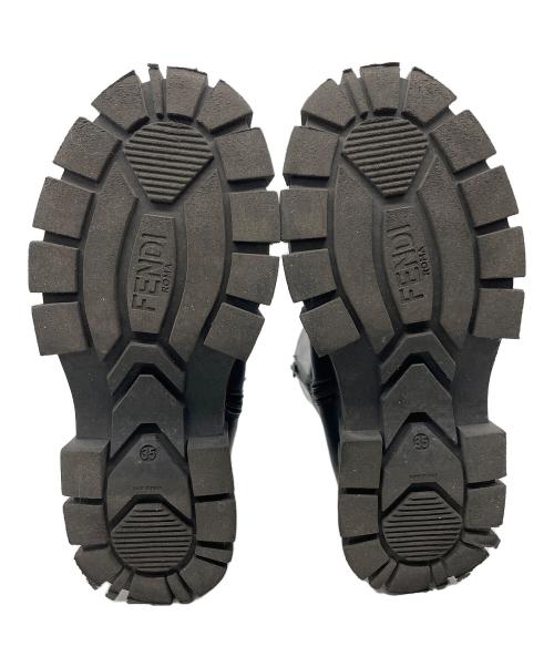 FENDI（フェンディ）FENDI (フェンディ) サイドゴアブーツ ブラック サイズ:35の古着・服飾アイテム