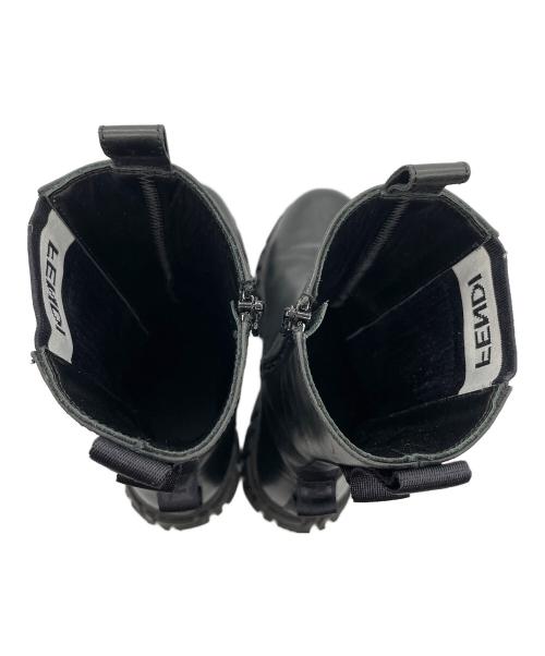 FENDI（フェンディ）FENDI (フェンディ) サイドゴアブーツ ブラック サイズ:35の古着・服飾アイテム