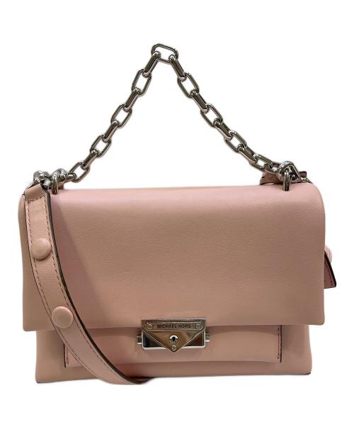 MICHAEL KORS（マイケル・コース）MICHAEL KORS (マイケル・コース) アレッサ ハンドバッグ レザー チェーン ショルダーバッグ ピンク 未使用品の古着・服飾アイテム