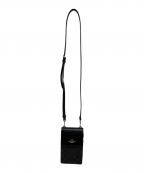 COACHコーチ）の古着「ノース／サウス フォーン クロスボディ・シグネチャー キャンバス」｜ダークブラウン