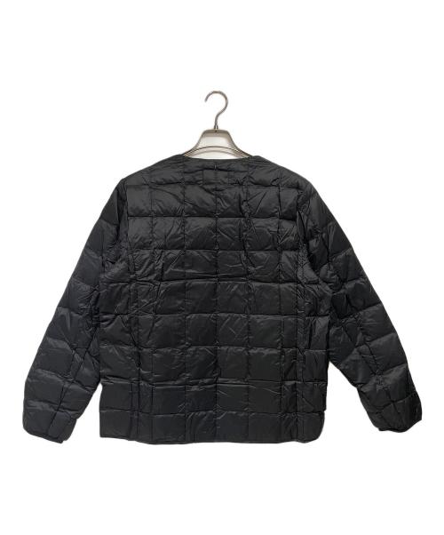 TAION（タイオン）TAION (タイオン) ベーシック クルーネックボタン インナーダウンジャケット ブラック サイズ:XL 未使用品の古着・服飾アイテム