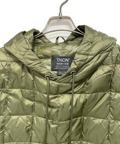 TAION（タイオン）TAION (タイオン) ダウンパーカー オリーブ サイズ:XL 未使用品の古着・服飾アイテム