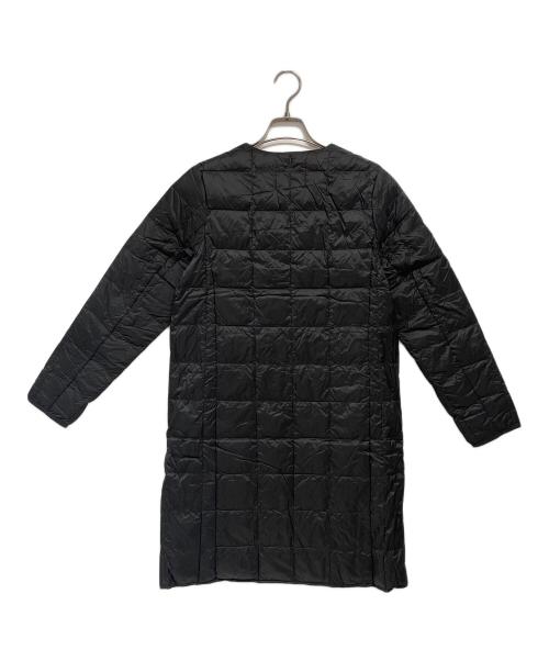 TAION（タイオン）TAION (タイオン) ベーシック Vネックボタン ロングダウンジャケット ブラック サイズ:L 未使用品の古着・服飾アイテム