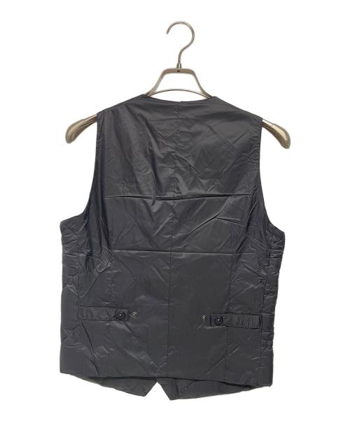 TAION（タイオン）TAION (タイオン) ダブルブレスト ダウンジレ ブラック サイズ:S 未使用品の古着・服飾アイテム