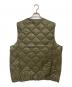 TAION (タイオン) Vネック ダウンベスト オリーブ サイズ:2XL 未使用品：7000円