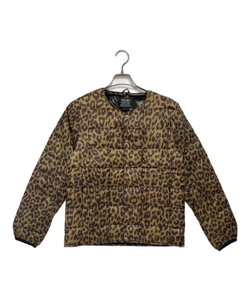 TAION（タイオン）TAION (タイオン) ベーシック クルーネックボタン インナーダウンジャケット イエロー サイズ:S 未使用品の古着・服飾アイテム