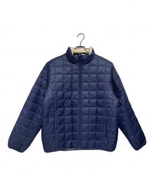 TAION（タイオン）の古着「マウンテン リバーシブル ダウン×ボア ジャケット」｜ネイビー