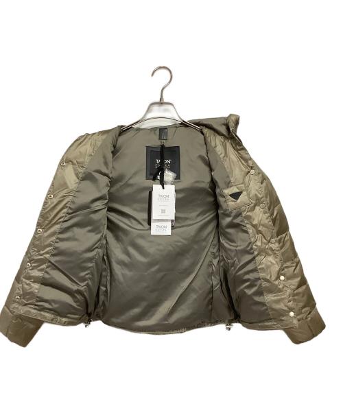 TAION（タイオン）TAION (タイオン) ダウンジャケット カーキ サイズ:S 未使用品の古着・服飾アイテム