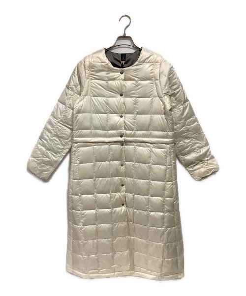 TAION（タイオン）TAION (タイオン) ボレロ＋ロングパーツ ダウンセット ホワイト サイズ:L 未使用品の古着・服飾アイテム
