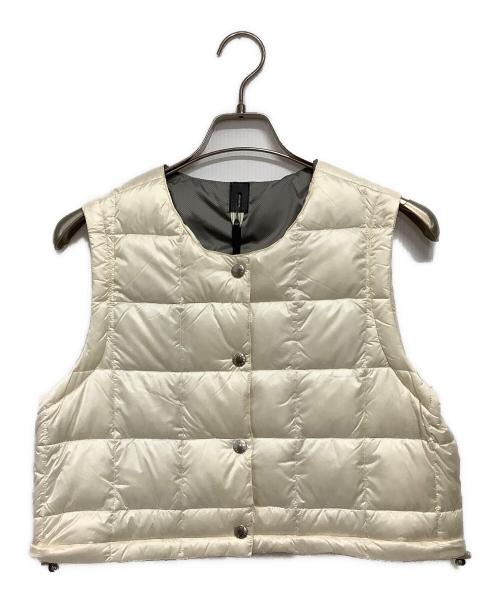 TAION（タイオン）TAION (タイオン) ボレロ＋ロングパーツ ダウンセット ホワイト サイズ:L 未使用品の古着・服飾アイテム