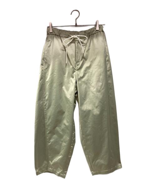 qualite（カリテ）qualite (カリテ) ワイドパンツ グリーン サイズ:38 未使用品の古着・服飾アイテム