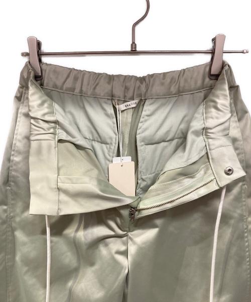 qualite（カリテ）qualite (カリテ) ワイドパンツ グリーン サイズ:38 未使用品の古着・服飾アイテム