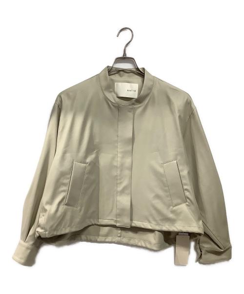 qualite（カリテ）qualite (カリテ) ノーカラージャケット ベージュ サイズ:38 未使用品の古着・服飾アイテム