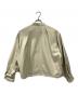 qualite (カリテ) ノーカラージャケット ベージュ サイズ:38 未使用品：7000円