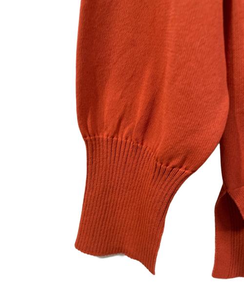 qualite（カリテ）qualite (カリテ) 薄手カーディガン オレンジ サイズ:F 未使用品の古着・服飾アイテム